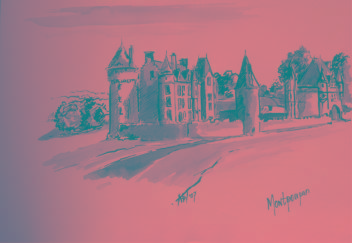 pen & inkt; Montpoupon
